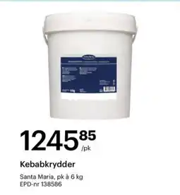 Storcash SANTA MARIA Kebabkrydder tilbud