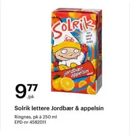Storcash Solrik lettere Jordbær & appelsin tilbud