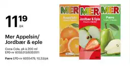 Storcash Mer Appelsin/ Jordbær & eple tilbud