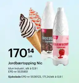 Storcash Jordbærtopping Nic tilbud