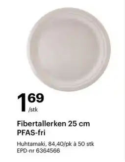 Storcash Fibertallerken 25 cm PFAS-fri tilbud