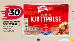 Matkroken GILDE skinnfri kjøttpølse tilbud