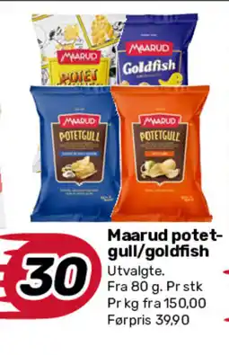 Matkroken MAARUD potet- gull/goldfish tilbud
