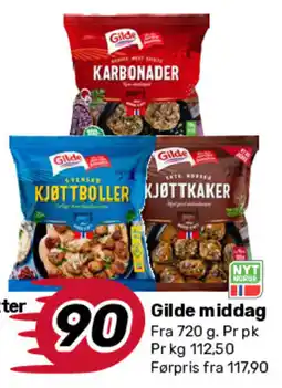 Matkroken GILDE middag tilbud