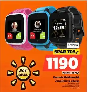 POWER Barnets klokkemobil tilbud