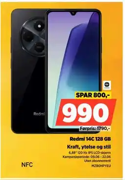 POWER Redmi 14C 128 GB tilbud