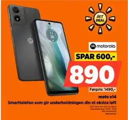 POWER moto e14 tilbud