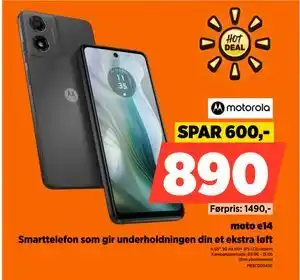 POWER moto e14 tilbud