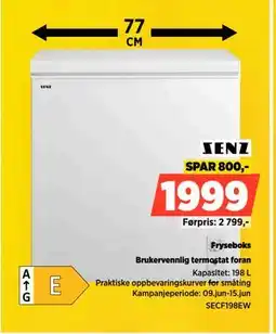 POWER Fryseboks tilbud