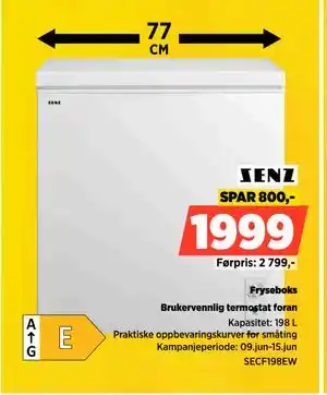 POWER Fryseboks tilbud