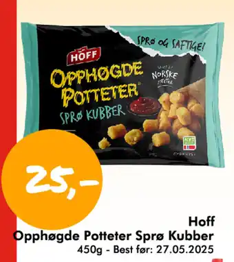 Havaristen Hoff Opphøgde Potteter Sprø Kubber tilbud