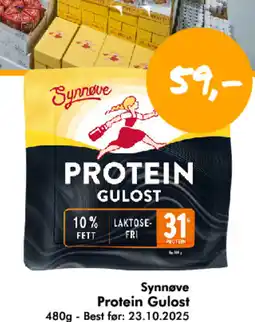 Havaristen Synnøve Protein Gulost tilbud
