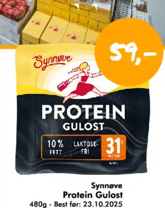Havaristen Synnøve Protein Gulost tilbud