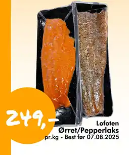 Havaristen Lofoten Ørret/Pepperlaks tilbud