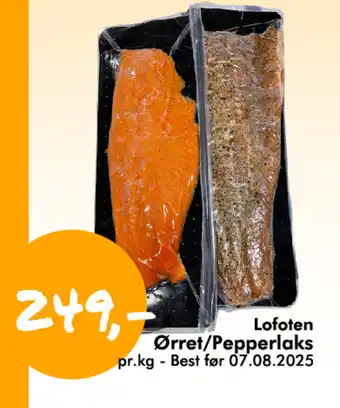 Havaristen Lofoten Ørret/Pepperlaks tilbud