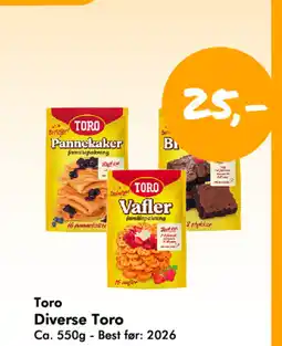 Havaristen TORO Vafler Toro Diverse Toro tilbud
