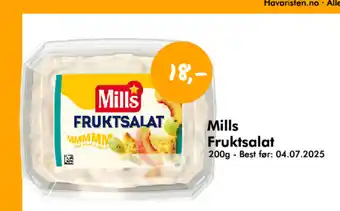 Havaristen Mills Fruktsalat tilbud