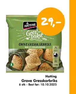 Havaristen Hatting Grove Gresskarbriks tilbud