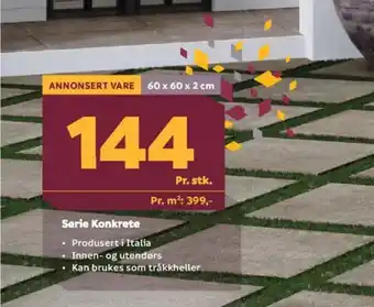 Megaflis Serie Konkrete tilbud