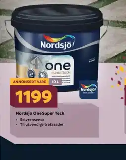 Megaflis Nordsjø One Super Tech tilbud