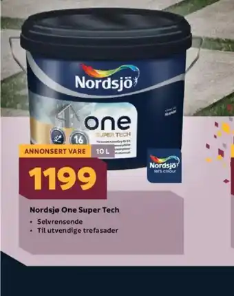 Megaflis Nordsjø One Super Tech tilbud