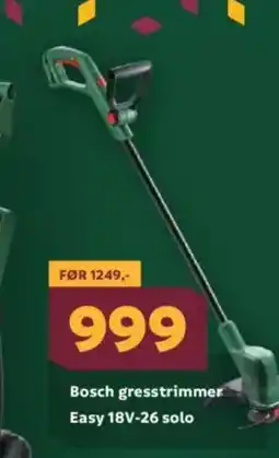 Megaflis Bosch gresstrimmer tilbud