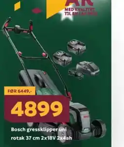 Megaflis Bosch gressklipper uni rotak tilbud