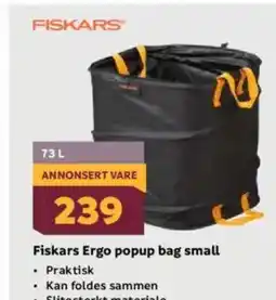 Megaflis FISKARS Fiskars Ergo popup bag small tilbud