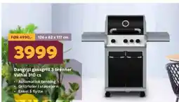 Megaflis Dangrill gassgrill 3 brenner Valhal 310 cs tilbud