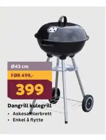 Megaflis Dangrill kulegrill tilbud