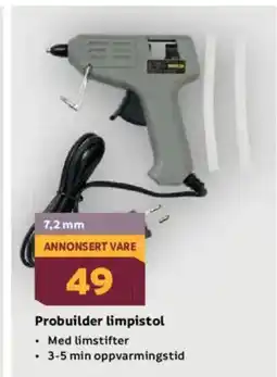 Megaflis Probuilder limpistol tilbud