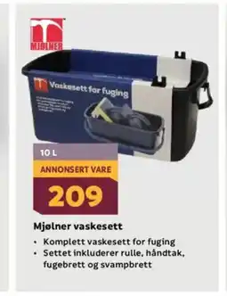 Megaflis Mjølner vaskesett tilbud