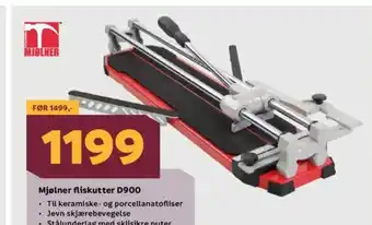 Megaflis Mjølner fliskutter D900 tilbud