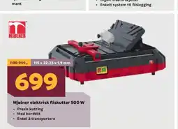 Megaflis Mjølner elektrisk fliskutter 500 W tilbud