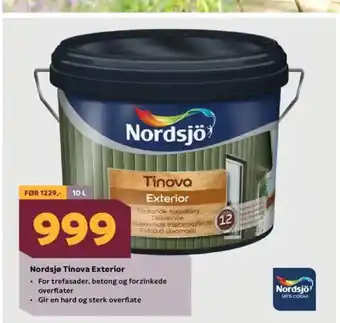 Megaflis Nordsjø Tinova Exterior tilbud