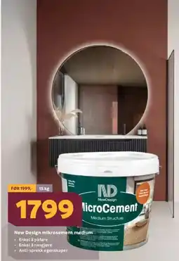 Megaflis New Design mikrosement medium tilbud