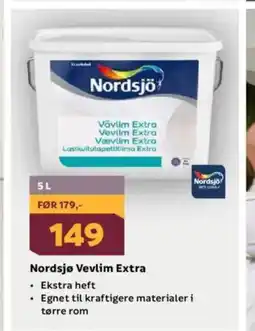 Megaflis Nordsjø Vevlim Extra tilbud