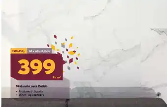 Megaflis Statuario Luxe Pulido tilbud