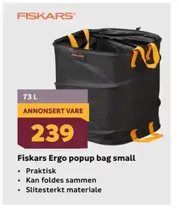 Megaflis Fiskars Ergo popup bag small tilbud