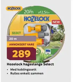 Megaflis Hozelock hageslange Select tilbud
