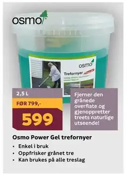 Megaflis Osmo Power Gel trefornyer tilbud