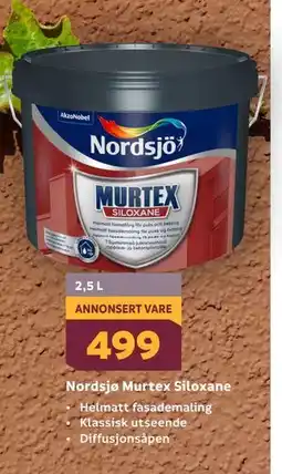 Megaflis Nordsjø Murtex Siloxane tilbud