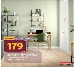 Megaflis Egger Sand Seefeld Oak laminatgulv tilbud
