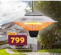Megaflis Terrassevarmer nedhengt tilbud