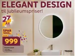 Megaflis Trend Moon lysspeil tilbud