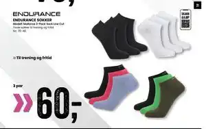 Sport Outlet ENDURANCE SOKKER tilbud