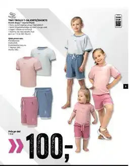 Sport Outlet TINY TROLLS T-SKJORTE/SHORTS tilbud