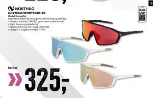 Sport Outlet NORTHUG SPORTSBRILLER Sunsetter tilbud
