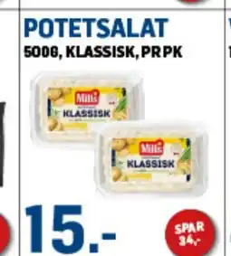 Price Lagerbutikk POTETSALAT tilbud