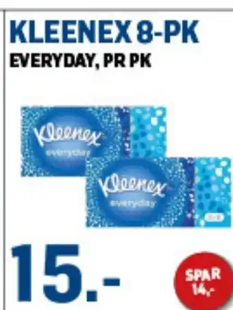 Price Lagerbutikk KLEENEX 8-PK tilbud